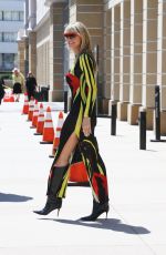 HEIDI KLUM Arrives for Taping of America