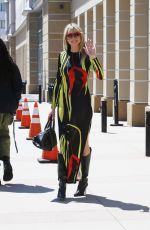 HEIDI KLUM Arrives for Taping of America