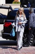 HEIDI KLUM Arrives on the Set of America