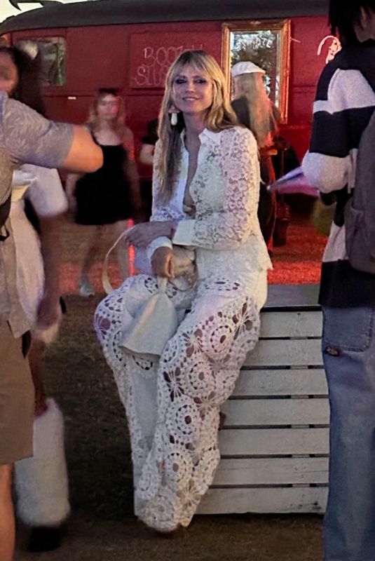 HEIDI KLUM Night Out at Coachella Valley Music and Arts Festival in Indio 04/22/2023