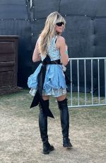 HEIDI KLUM Out at Coachella Music and Arts Festival in Indio 04/23/2023