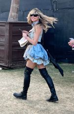 HEIDI KLUM Out at Coachella Music and Arts Festival in Indio 04/23/2023