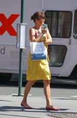HELENA CHRISTENSEN Grabs Italian Food from Via Porta in New York 04/12/2023