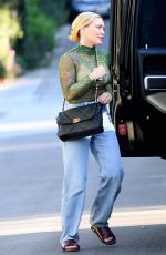 HILARY DUFF Grabs a Pizza Out in Los Angeles 04/10/2023
