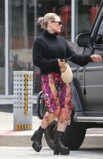 HILARY DUFF Heading to a Meeting in Beverly Hills 04/16/2023