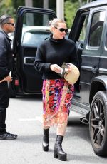 HILARY DUFF Heading to a Meeting in Beverly Hills 04/16/2023