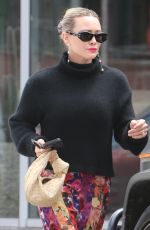 HILARY DUFF Heading to a Meeting in Beverly Hills 04/16/2023