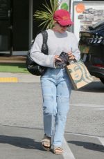 HILARY DUFF Leaves Starbucks at Beverly Glen Mall in Beverly Hills 04/18/2023