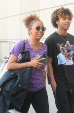 HOLLY ROBINSON Arrives at Lakers Playoff Game at Crypto.com Arena in Los Angeles 04/22/2023