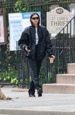 IRINA SHAYK Out and About in New York 04/27/2023