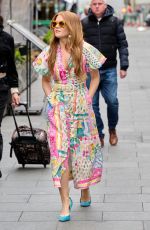 ISLA FISHER Arrives at Global Radio Studios in London 04/25/2023