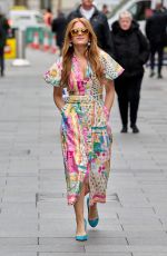ISLA FISHER Arrives at Global Radio Studios in London 04/25/2023
