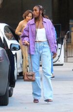 ISSA RAE Arrives at Lakers Playoff Game Against Memphis Grizzlies at Crypto.com Arena in Los Angeles 04/22/2023