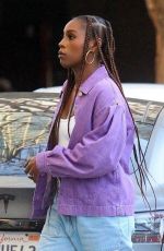 ISSA RAE Arrives at Lakers Playoff Game Against Memphis Grizzlies at Crypto.com Arena in Los Angeles 04/22/2023
