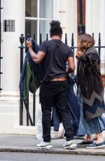 JADE JAGGER and Anthony Hinkson Out in London 04/08/2023