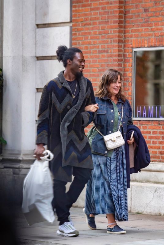 JADE JAGGER and Anthony Hinkson Out in London 04/08/2023