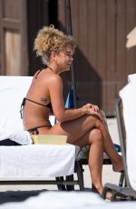 JASMINE SANDERS in Bikini at Beach of Setai Hotel in Miami Beach 04/02/2023
