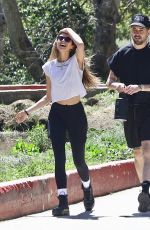 JENAE NOAH Out Hiking After a Lunch at Oaks Gourmet in Los Feliz 04/19/2023 