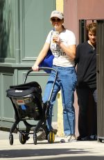 JENNIFER LAWRENCE Leaves Her Apartment with Her Baby in New York 04/21/2023