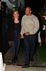JENNIFER MEYER Out for Dinner Date in Santa Monica 04/24/2023