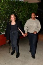 JENNIFER MEYER Out for Dinner Date in Santa Monica 04/24/2023