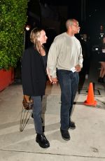 JENNIFER MEYER Out for Dinner Date in Santa Monica 04/24/2023