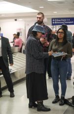 JENNIFER TILLY Arrives at LAX Airport in Los Angeles 04/16/2023