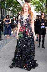 JESSICA CHASTAIN Arrives at 48th Chaplin Awards in New York 04/24/2023