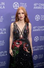 JESSICA CHASTAIN at 2023 Chaplin Award Gala Honoring Viola Davis in New York 04/24/2023