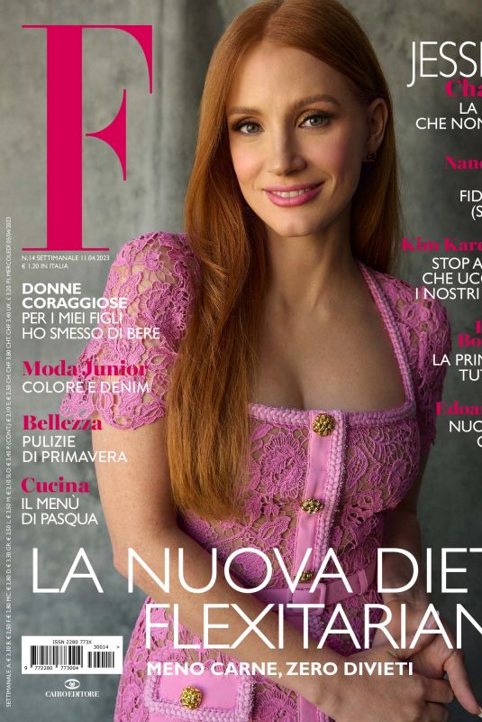 JESSICA CHASTAIN in F Magazine, April 2023