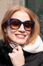 JESSICA CHASTAIN Leaves A Doll