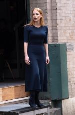 JESSICA CHASTAIN Out and About in New York 04/08/2023