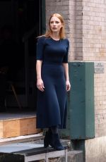 JESSICA CHASTAIN Out and About in New York 04/08/2023