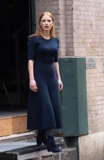 JESSICA CHASTAIN Out and About in New York 04/08/2023
