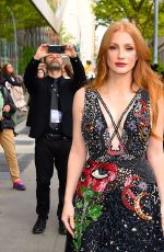 JESSICA CHASTAIN Out and About in New York 04/24/2023