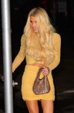 JESSICA SIMPSON Out for Dinner in New York 04/12/2023