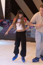 JESSIE WYNETR at a Date at Queens Bowling and Skate Ice Rink 04/23/2023