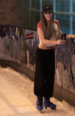 JESSIE WYNETR at a Date at Queens Bowling and Skate Ice Rink 04/23/2023