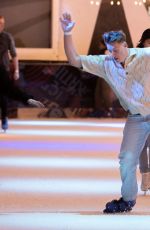 JESSIE WYNETR at a Date at Queens Bowling and Skate Ice Rink 04/23/2023