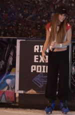 JESSIE WYNETR at a Date at Queens Bowling and Skate Ice Rink 04/23/2023
