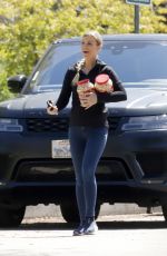 JOANNA KRUPA Shooting a Commercial for Purina Dog Food in Los Angeles 03/31/2023