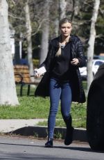 JOANNA KRUPA Shooting a Commercial for Purina Dog Food in Los Angeles 03/31/2023
