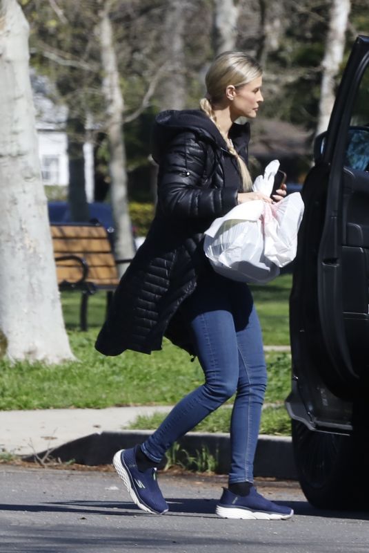 JOANNA KRUPA Shooting a Commercial for Purina Dog Food in Los Angeles 03/31/2023