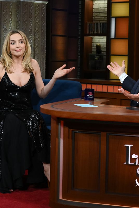 JODIE COMER at Late Show with Stephen Colbert in New York 03/05/2023