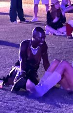JODIE TURNER-SMITH and Friend at Coachella Festival in Indio 04/22/2023