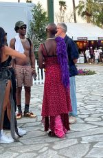 JODIE TURNER-SMITH Out at Coachella Music and Arts Festival in Indio 04/23/2023
