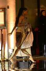 JOURDAN DUNN Arrives at Balmain Boutique Opening Dinner at Bacchanalia Mayfair in London 03/30/2023