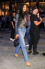 JOURDAN DUNN Leaves Lakers vs Suns Game in Los Angeles 04/08/2023