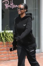 JUSTINE SKYE Out for Lunch at Fred Segal in West Hollywood 04/11/2023