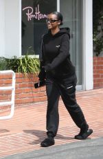 JUSTINE SKYE Out for Lunch at Fred Segal in West Hollywood 04/11/2023
